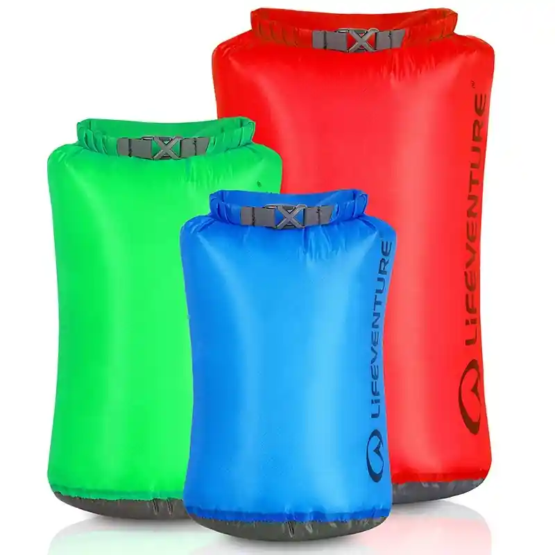 Vodotěsný vak Lifeventure Ultralight Dry Bag Multipack (5L, 10L, 25L) Bezpečná Platba