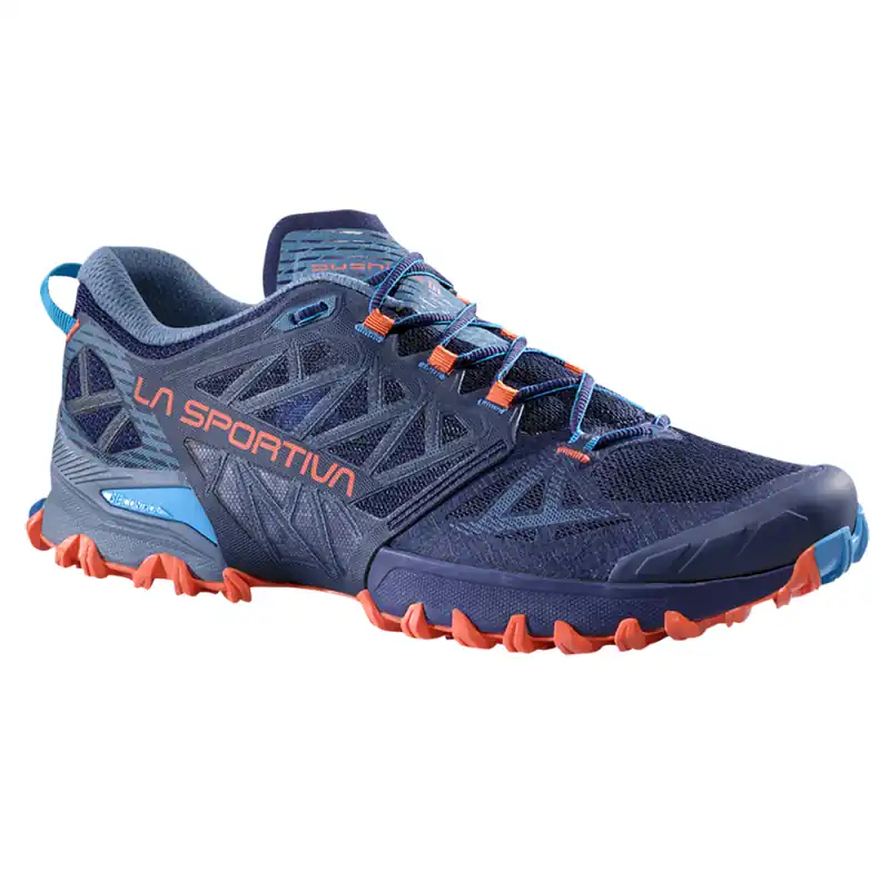 Běžecká obuv La Sportiva Bushido III Deep Sea/Cherry Tomato Cenový Hit