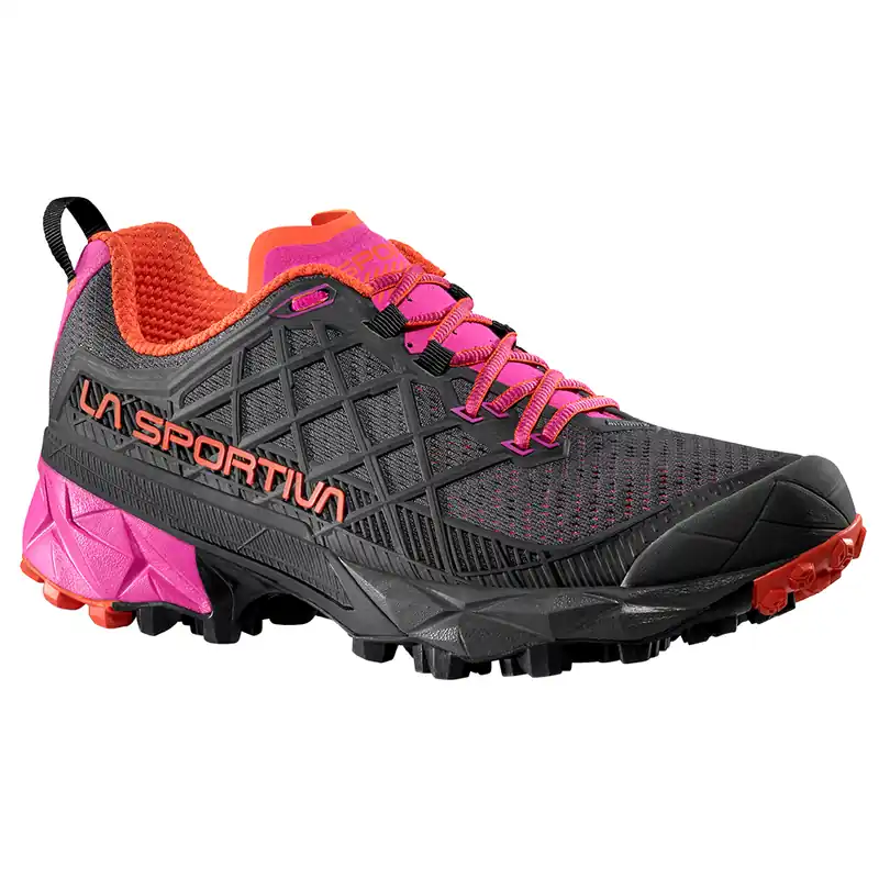 Dámská běžecká obuv La Sportiva Akyra II Women Carbon/Cherry Tomato Pouze Dnes