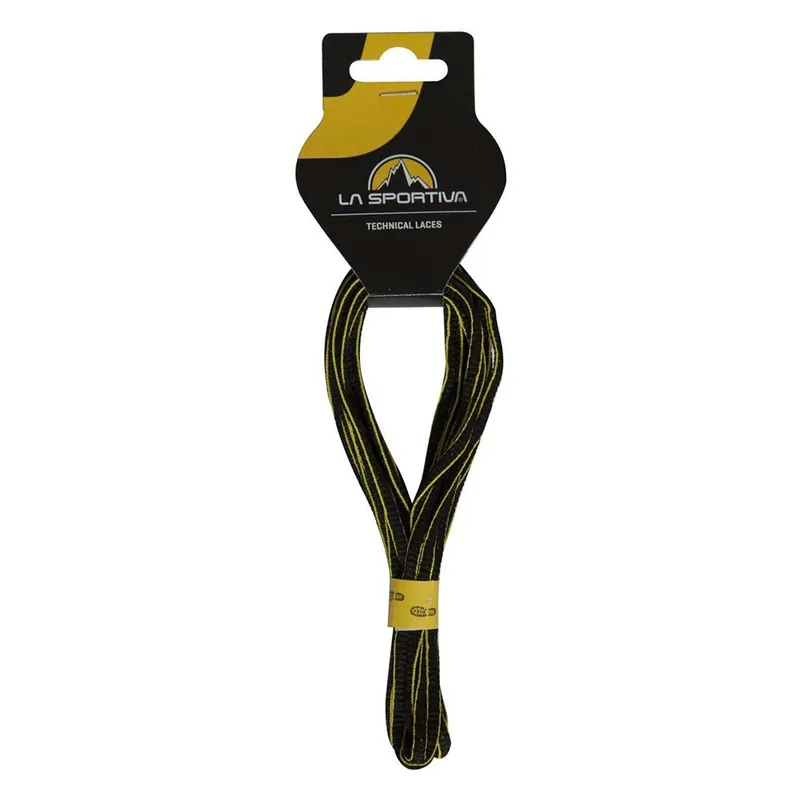 Tkaničky La Sportiva Mountain Running Laces 107 cm Black/Yellow Značkový