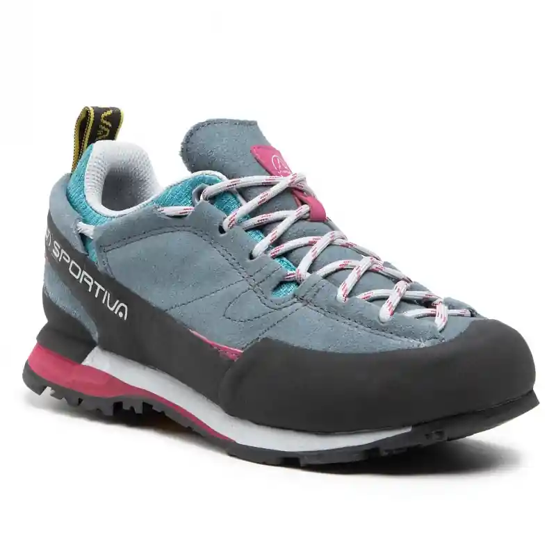 Trekové boty La Sportiva Boulder X Woman Slate/Red Plum Zlevněný