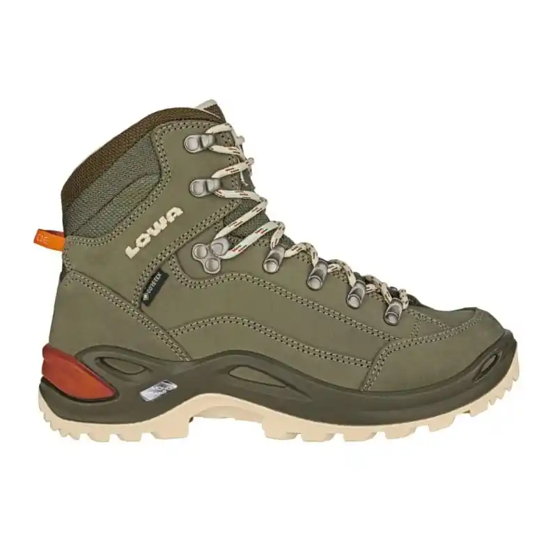 Dámské turistické boty Lowa Renegade GTX MID Ws grey green/panna Novinka