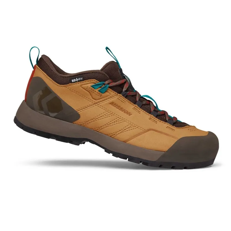 Nástupová obuv Black Diamond M Mission Leather Low WP Approach shoes amber-cafe brown Cenový Hit