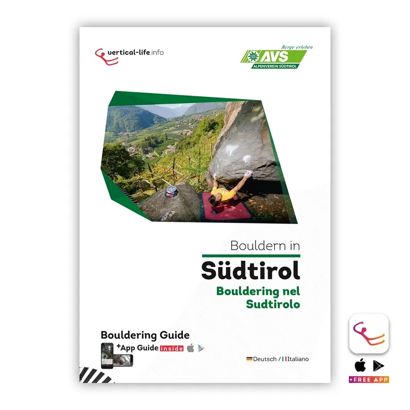 Lezecký průvodce South Tyrol Bouldering Guidebook Oblíbený