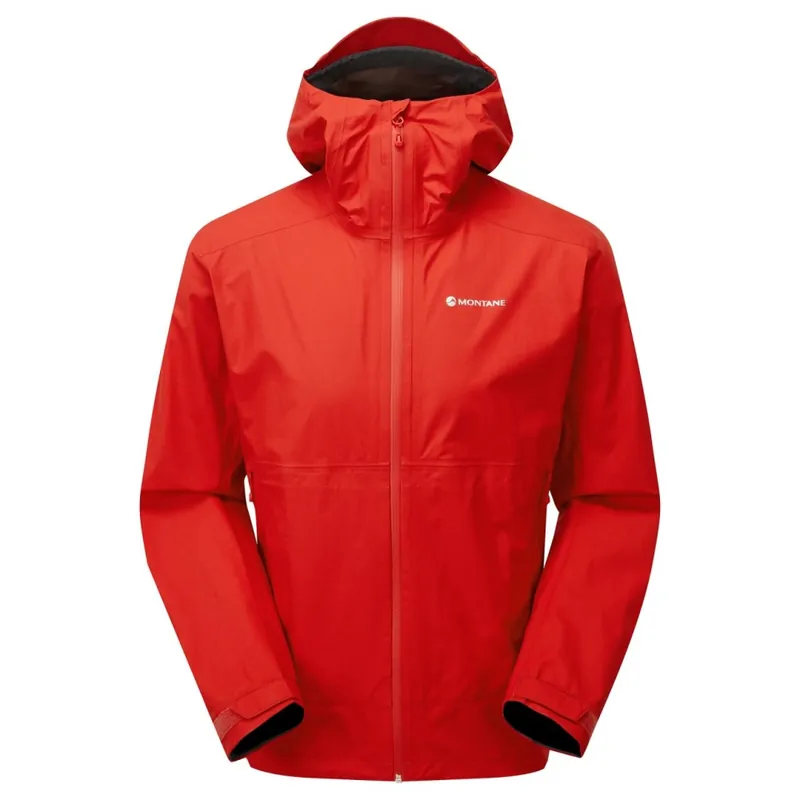 Pánská nepromokavá bunda Montane Spirit Lite Jacket adrenaline red Sezónní Sleva