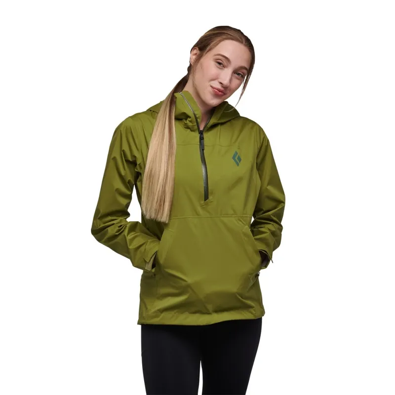 Dámská nepromokavá bunda Black Diamond W STORMLINE STRETCH ANORAK Camp Green Speciální Cena