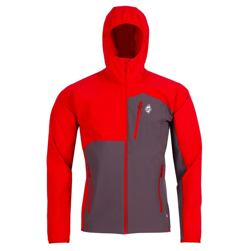 Dokud Zásoby Vydrží Pánská bunda High Point Versa Hoody Jacket Red/Iron gate