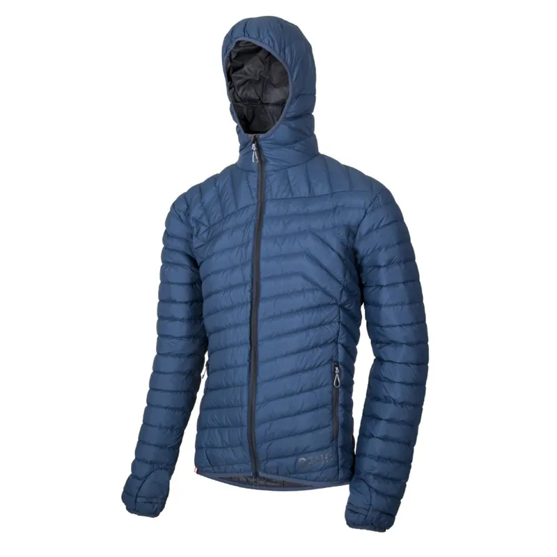 Nová Kolekce Pánská péřová bunda Ocún TSUNAMI ECO Men Blue Opal/Iron Gate