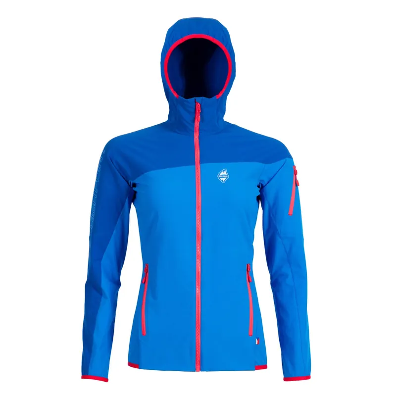 Dámská bunda High Point Versa Lady Hoody Jacket Brilliant Blue/Skydiver Omezená Nabídka