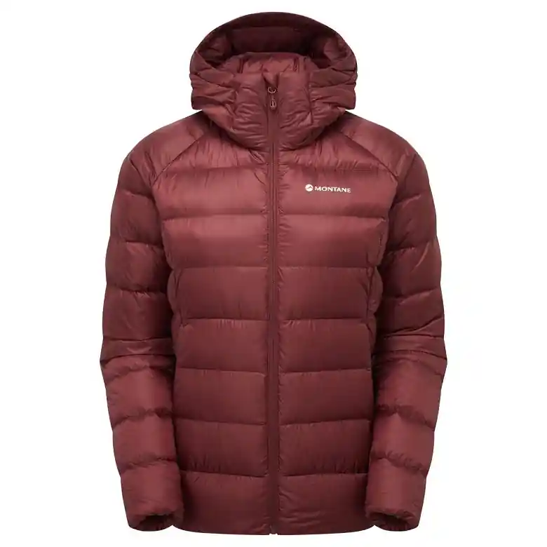 Dámská péřová bunda Montane ANTI FREEZE XT HOODIE W sumac Akční Nabídka