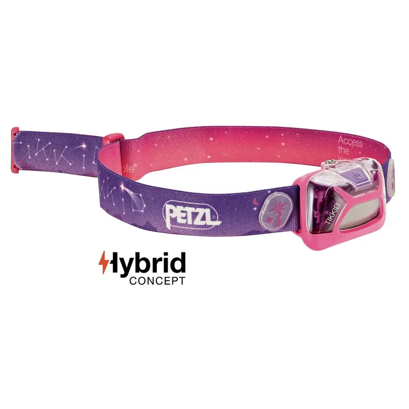 Čelovka Petzl Tikkid pink Levný