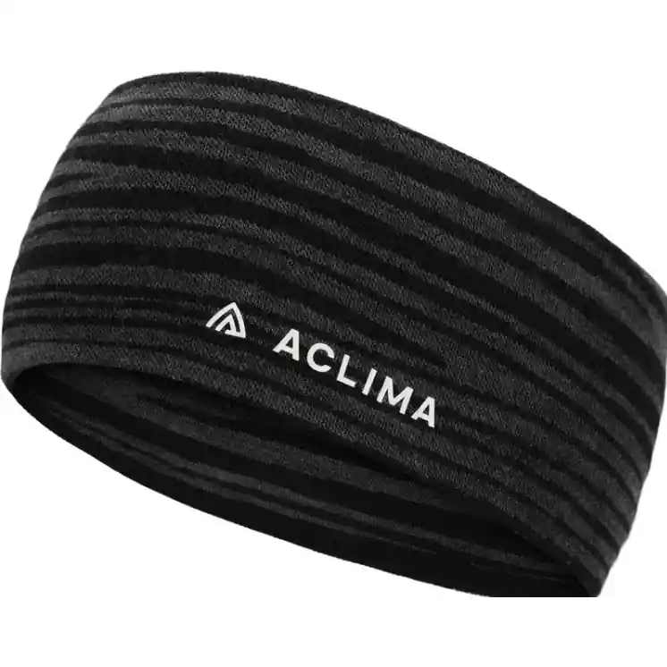 Čelenka Aclima WarmWool Headband Black Motion Pouze Dnes