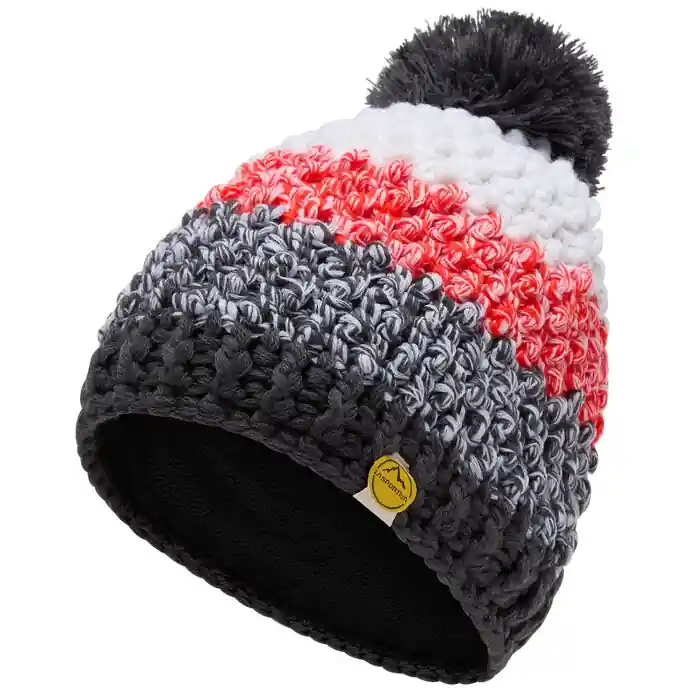 Nová Kolekce Čepice La Sportiva Terry Beanie W Carbon/Cherry Tomato