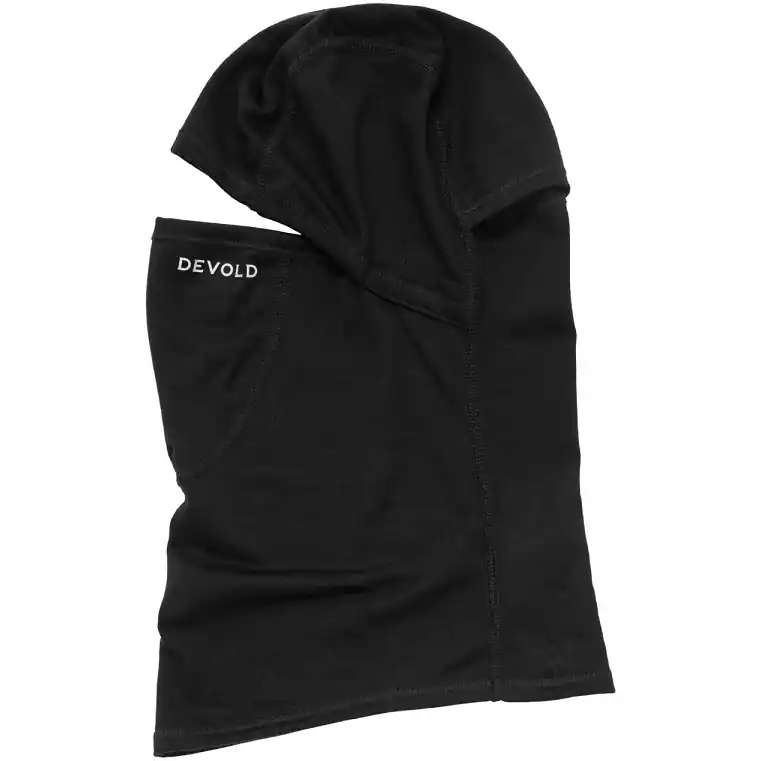 Časově Omezené Kukla DEVOLD Breeze Merino 150 Balaclava black Uni