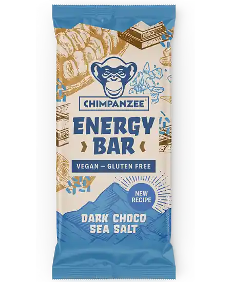 Energetická tyčinka Chimpanzee Energy Bar Dark Chocolate Seasalt Jen Po Omezenou Doba
