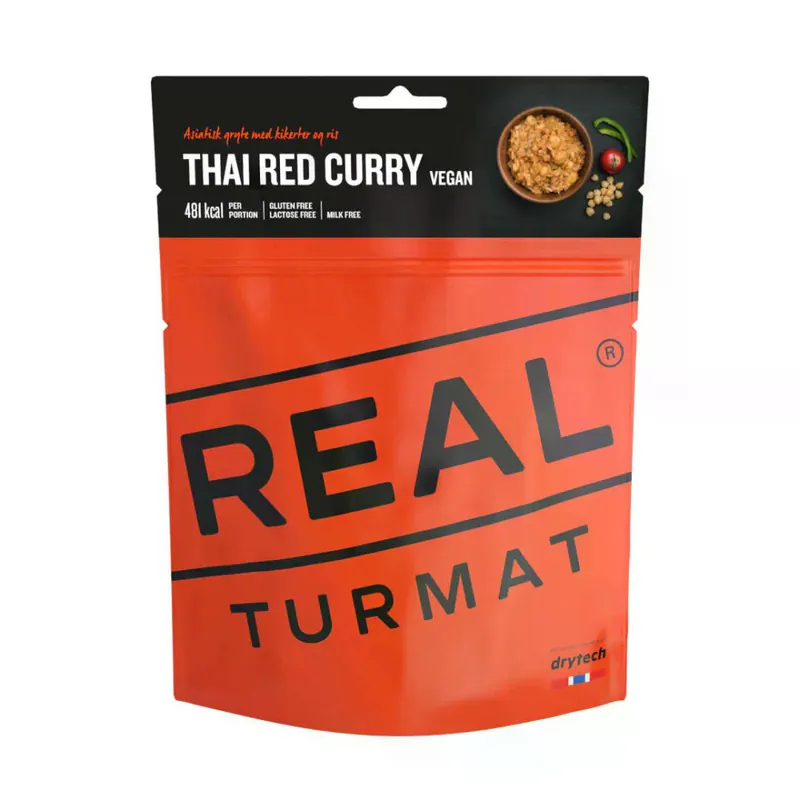 Dehydrovaná strava Real Turmat Thai red curry vegan 130 g Značkový