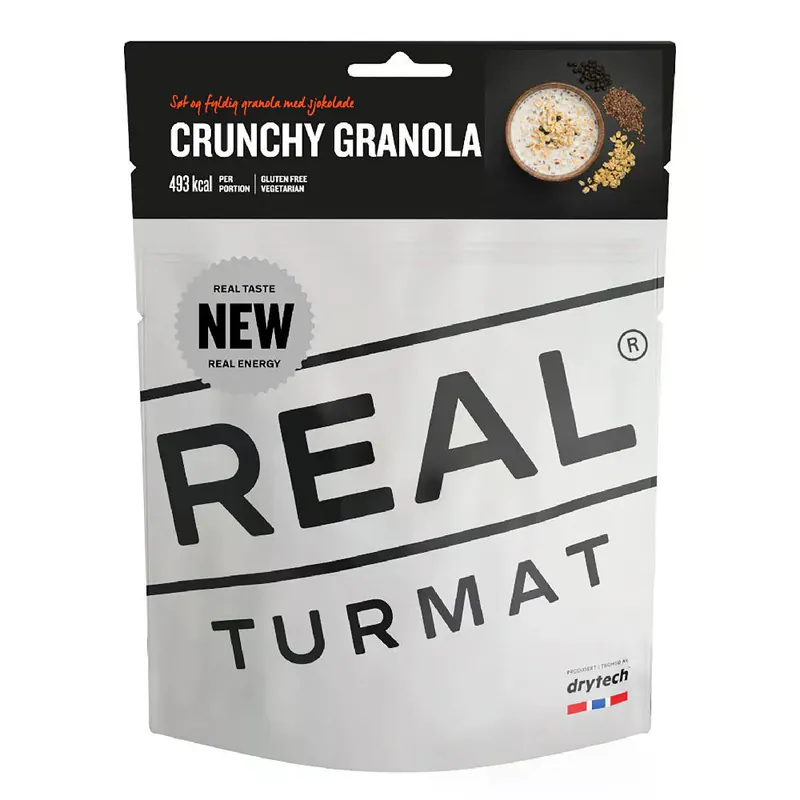 Dehydrovaná strava Real Turmat Křupavá granola s čokoládou 137 g Must-Have