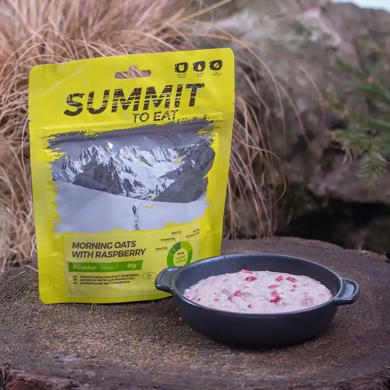 Dehydrovaná strava Summit To Eat Ovesná kaše s malinami Tovární Cena