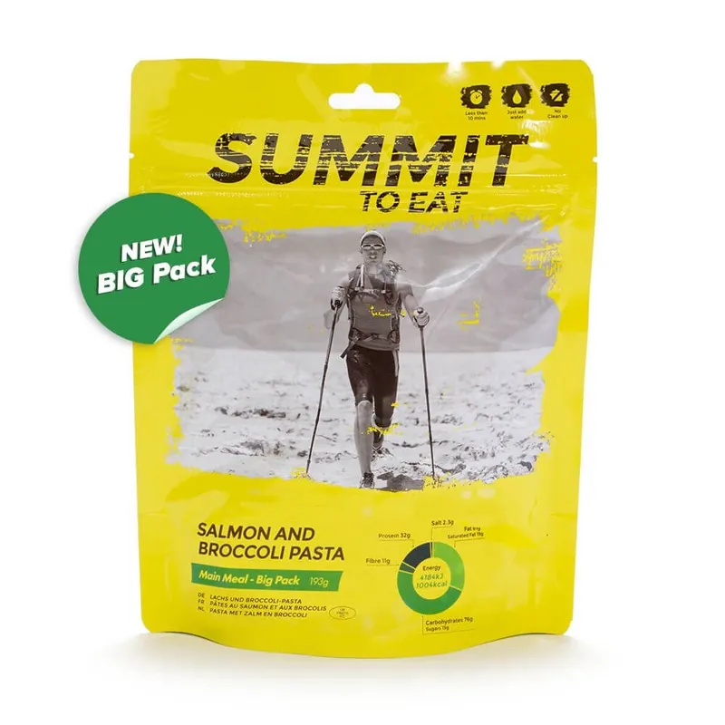 Cenová Bomba Dehydrovaná strava Summit To Eat Losos s těstovinami a brokolicí 193 g