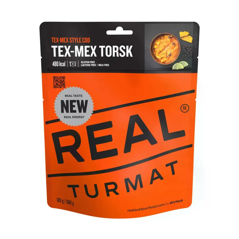 Dehydrovaná strava Real Turmat TexMex s treskou 103 g Víkendová Akce