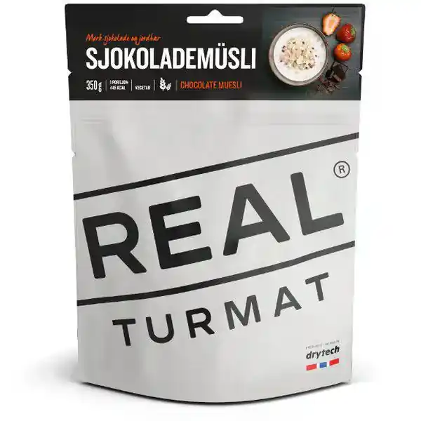 Nakupujte Hned Dehydrovaná strava Real Turmat Čokoládové müsli 114 g