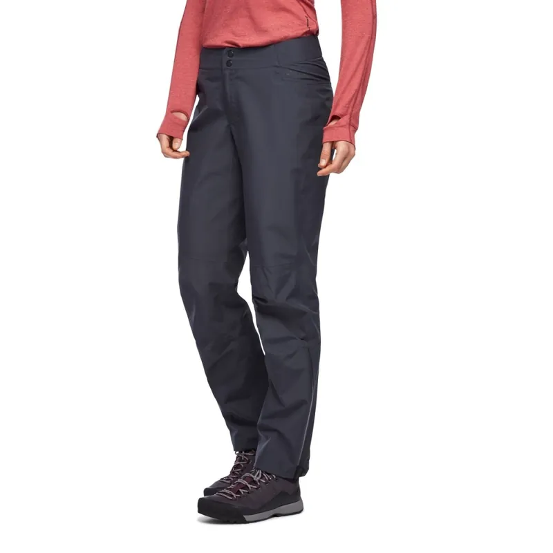 Výhodná Nabídka Dámské nepromokavé kalhoty Black Diamond W LIQUID POINT PANTS Carbon