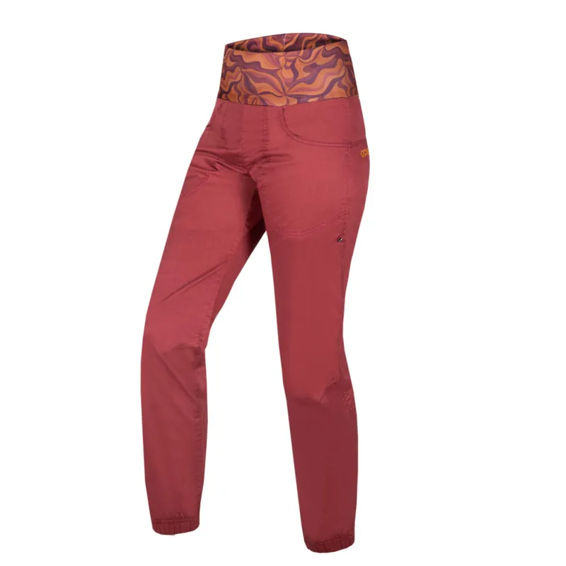 Dámské lezecké kalhoty Ocún SANSA pants red oxblood Aktuální
