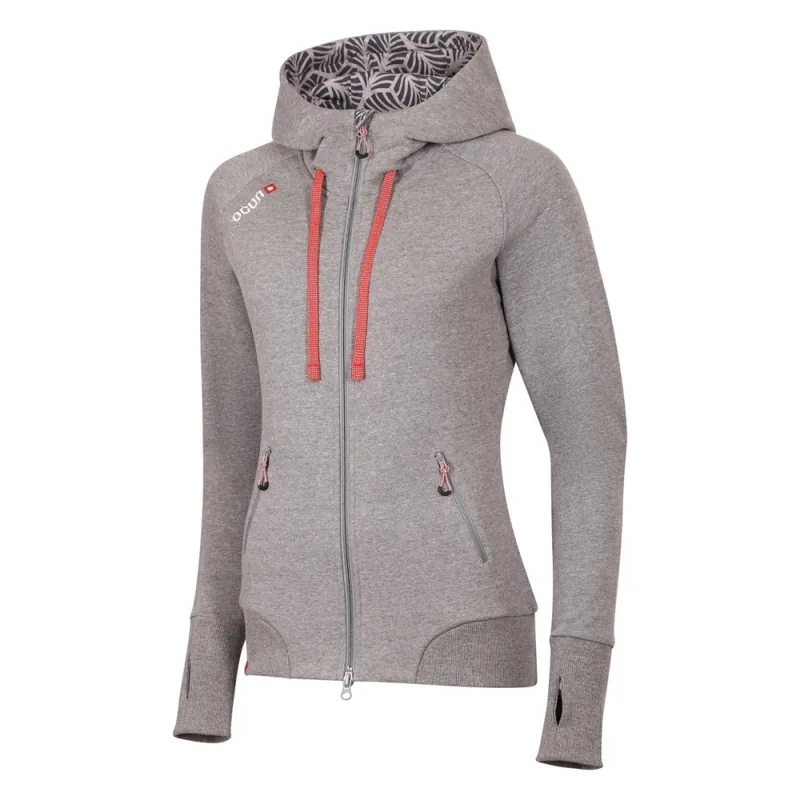 Dámská lezecká mikina Ocún HOODIE ZIPPER WOMEN grey paloma Super Cena