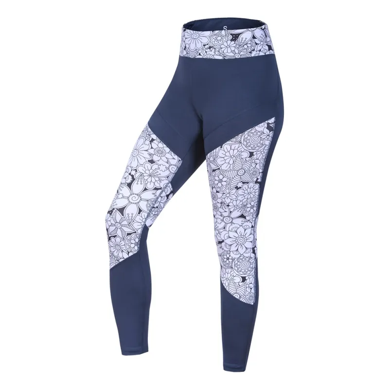Nízká Cena Dámské legíny Ocún RHEA Leggings blue sargasso sea