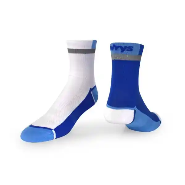 Ponožky Vavrys Cykloponožky s reflexním pruhem 2-pack modrá-bílá Rychlé Dodání