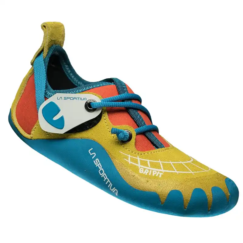 Nízká Cena Dětské lezečky La Sportiva Gripit yellow/flame