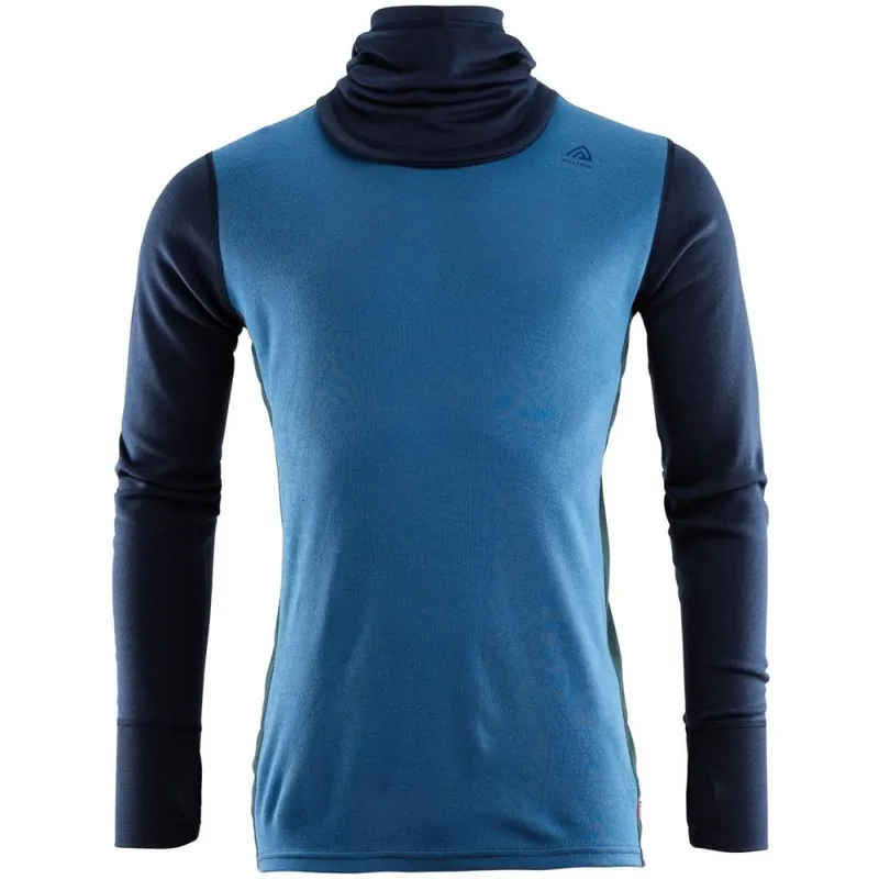 Nová Kolekce Pánské funkční triko Aclima WarmWool hoodsweater Man Navy Blazer-CoastalFjord-GreenGables