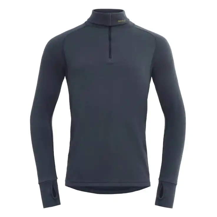 Funkční tričko DEVOLD Expedition Merino 235 Zip Shirt M night Levný