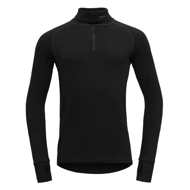 Funkční tričko DEVOLD Expedition Merino 235 Zip Shirt M black Nízká Cena