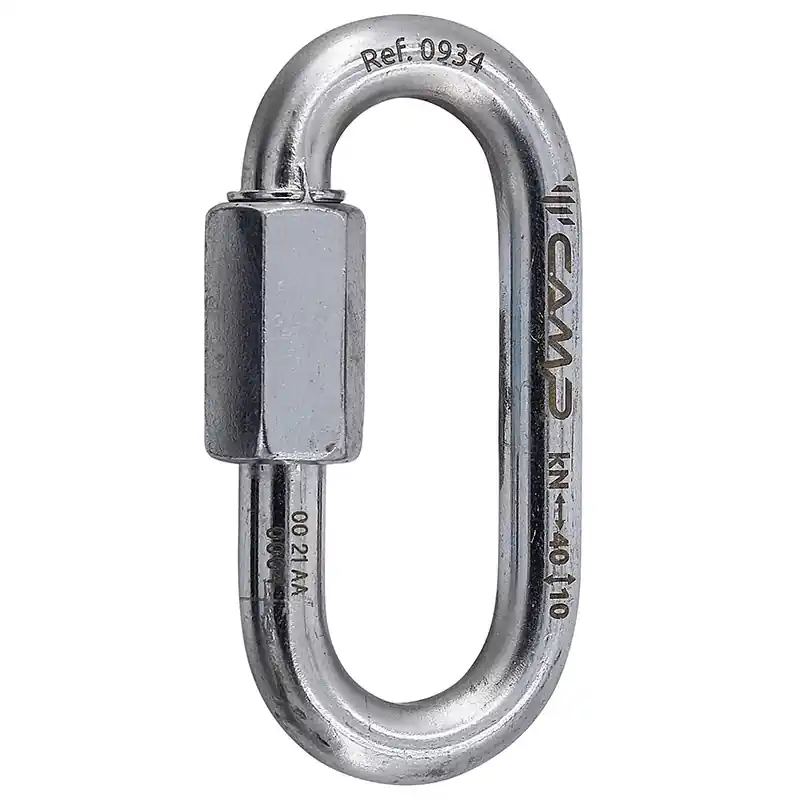 Karabina Camp Oval Quick Link 8mm Zinc plated steel Akce
