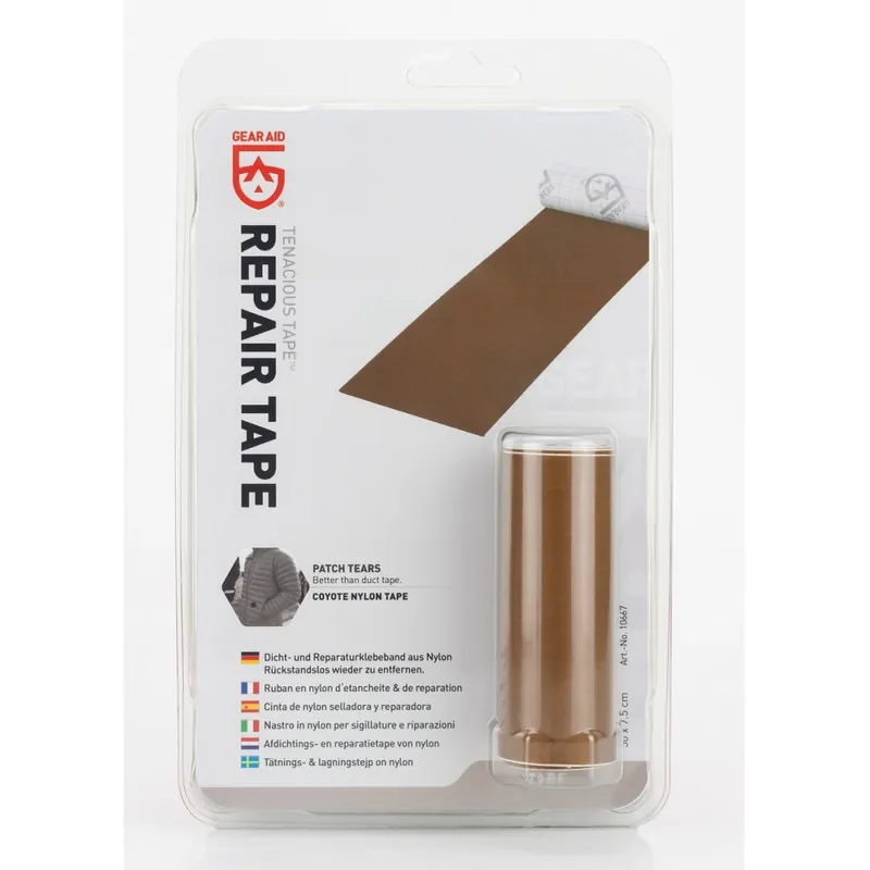 Opravná páska Gear Aid TENACIOUS Repair Tape coyote nylon Zlevněný