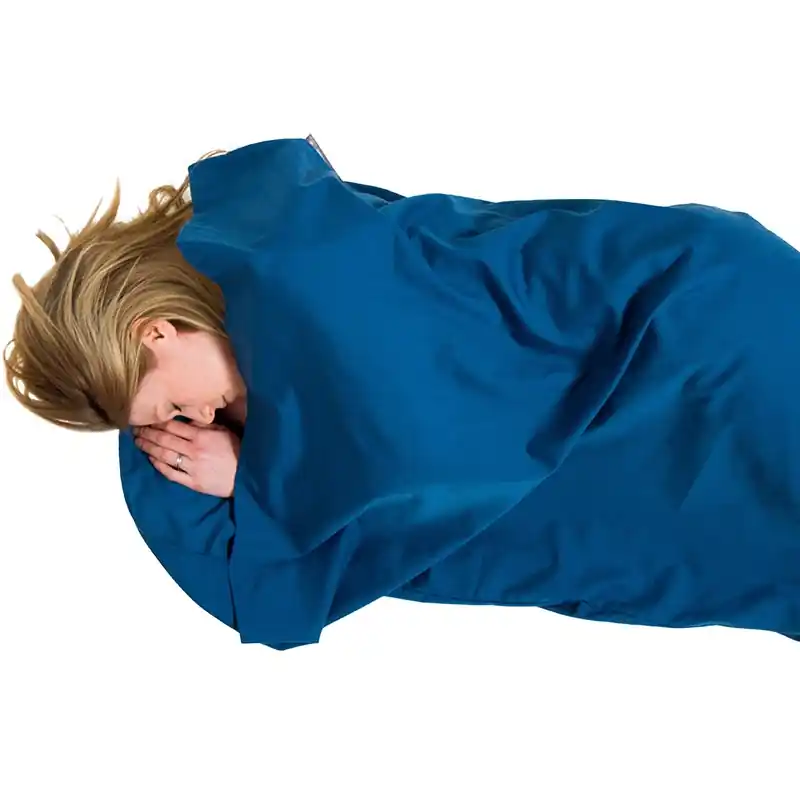 Jen Po Omezenou Doba Spací pytel Lifeventure Polycotton Sleeping Bag Liner, Rectangular (Navy)