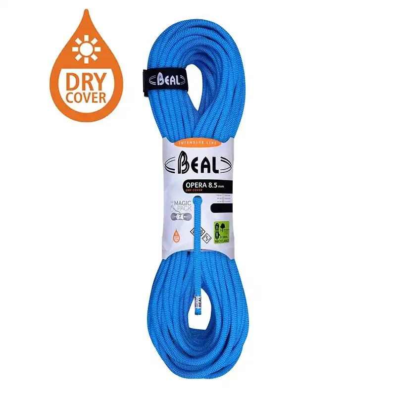Horolezecké lano Beal Opera 8,5mm UNICORE DRY COVER modrá Akční Cena