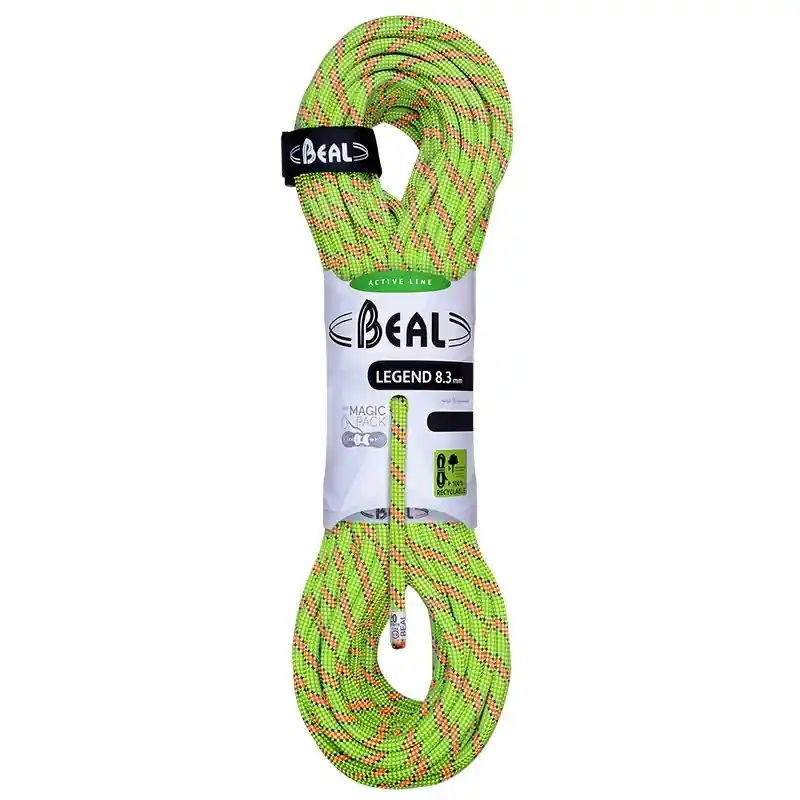Horolezecké lano Beal Legend 8,3mm zelená Pouze Dnes