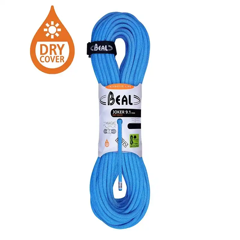 Horolezecké lano Beal Joker 9,1mm UNICORE DRY COVER modrá Expresní Doručení