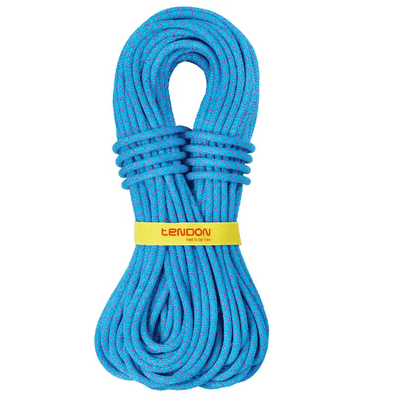 Aktuální Horolezecké lano Tendon Master Tefix 9.7 Complete Shield turquoise