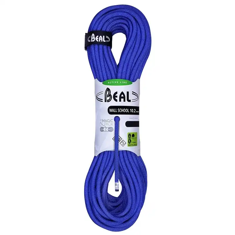 Originální Horolezecké lano Beal Wall School 10,2mm UNICORE modrá
