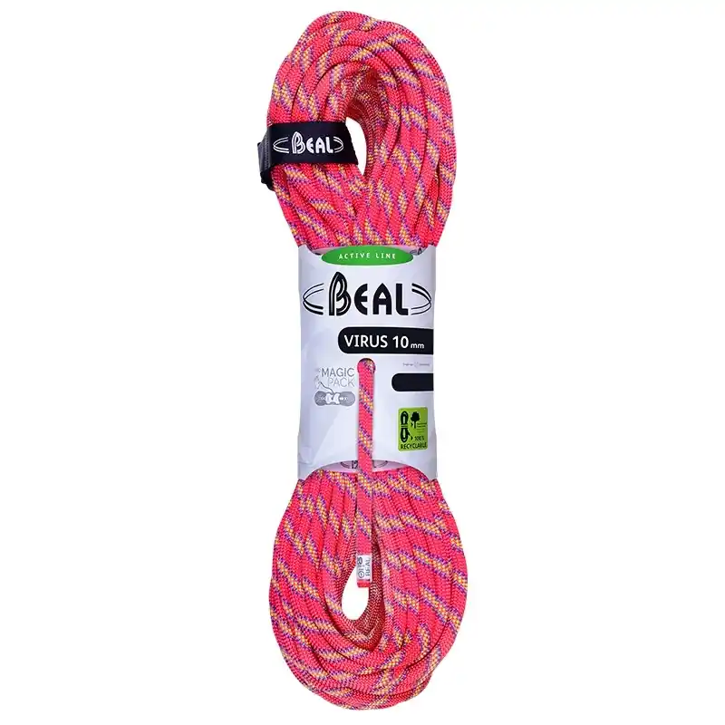 Horolezecké lano Beal Virus 10mm růžová Speciální Cena