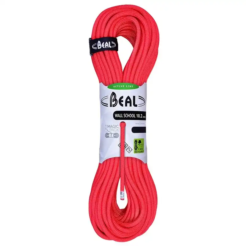 Speciální Cena Horolezecké lano Beal Wall School 10,2mm UNICORE červená