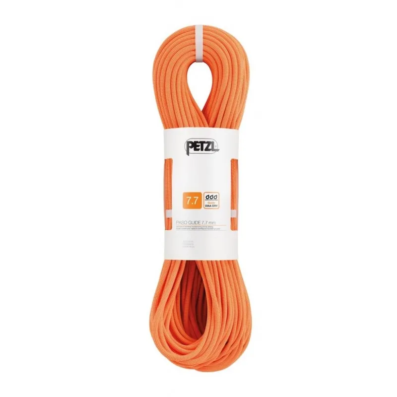 Dokud Zásoby Vydrží Horolezecké lano Petzl Paso Guide 7,7 mm oranžová