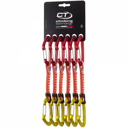 Super Cena Sada expresek Climbing Technology 6X FLY WEIGHT EVO SET DY 12cm red/gold