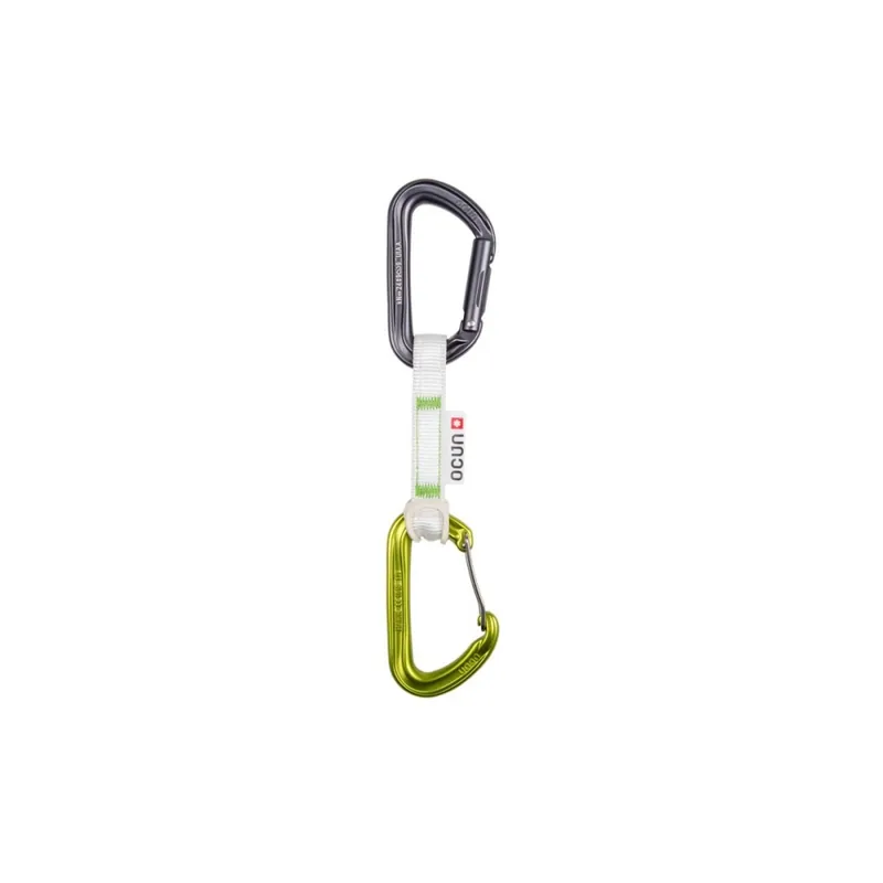 Přímo Od Výrobce Sada expresek Ocún HAWK QD Combi Bio-Dyn-Ring 15 mm 10cm 6-Pack green