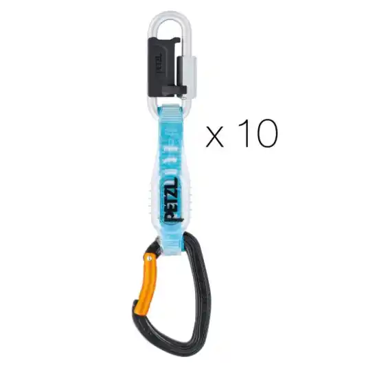 Sada expresek Petzl Djinn Steel Axess - set 10ks Autentický