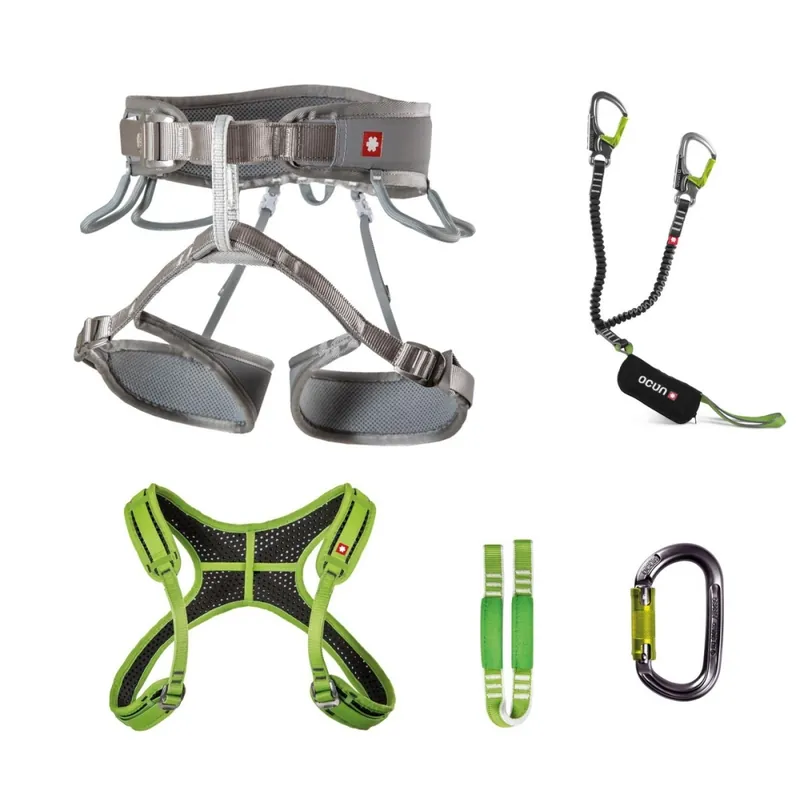 Speciální Cena Ferratový set Ocún Via Ferrata Twist + Chest Set