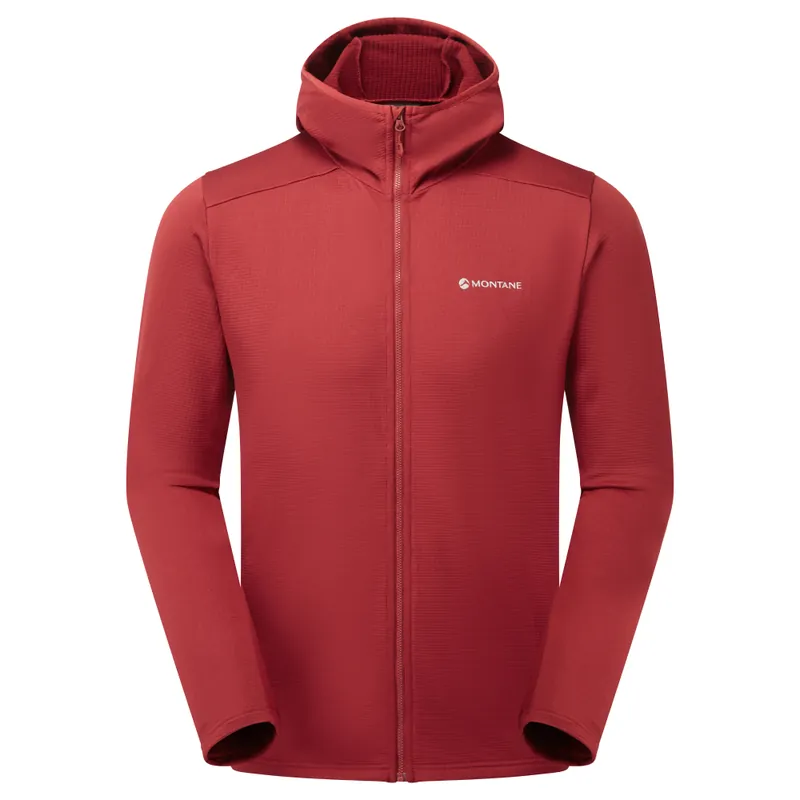 Sezónní Sleva Pánská funkční mikina Montane Protium Hoodie dark maple